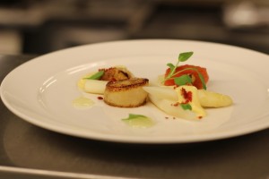 hand dived scallops